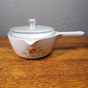 Corningware Wildflower P-89-B & P-82-B Saucepan